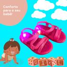 Sandalia Papete Infantil Feminina com LED Menina