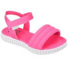 Sandália Papete Infantil Pampili Candy Pink Neon