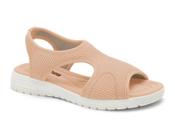 Sandalia Papete Rasteira Feminina Ortopedica Lycra Comfortflex 23-51402