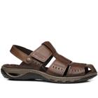 Sandalia pegada couro ref 131669 masculino