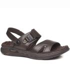 Sandalia pegada em couro ref 134503 masculino