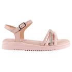 Sandália Pink Cats Plataforma Com Brilhos Infantil Rosa