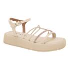 Sandalia Ramarim 2338204 Salto Flatform Anabela Casual Feminino