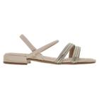 Sandália Rasteira Feminina Mississipi MB943 Off White