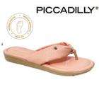 Sandalia Rasteira Feminina Piccadilly Original Conforto Esporao Fascite Plantar Chinelo