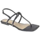 Sandália Rasteira Feminino Confortável Leve Sapato Flat Moda