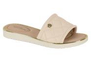 Sandália Rasteira Modare Napa Pele Strech 7175.109 / Creme