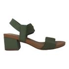 Sandália Salto bloco Modare elastico calce facil