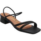 Sandália Salto Geométrico Tendência Moda 6454.108 Vizzano Preto