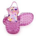 Sandália Sandalinha Infantil com Fivela Aranha Possession Glitter Menina Kids Plástico Barato