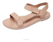 Sandália Sapato Papete Feminino moda rasterinha antiderrapante confortável Miss Miss ref 10191