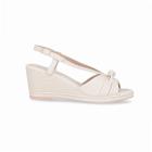 Sandália Slingback Alice Anabela Off White