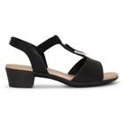 Sandália Usaflex Feminina Casual Salto Bloco MM0801