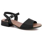 Sandalia usaflex salto bloco ref mm1703 feminino