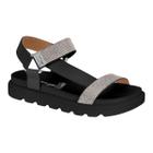 Sandalia Vizzano 6459.121 Flatform Tratorada Papete Brilho Feminino
