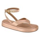 Sandália Vizzano Feminina Flatform Ouro Rosado - 6506.203