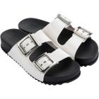 Sandália Zaxy Partner III com Fivelas Modelo Slide Ultra Confortável Moda Feminina Macia