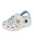 Sandálias Slip On Clogs Bluey Boys com alça ajustável castanho/azul