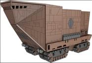 Sandcrawler - Star Wars Quebra Cabeça 3d Miniatura