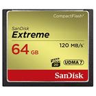 SanDisk 64GB Extreme CompactFlash Memory Card UDMA 7 Velocidade até 120MB/s - SDCFXSB-064G-G46