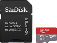 SanDisk Ultra 256GB microSD card c/ Adaptador - Switch Compatível