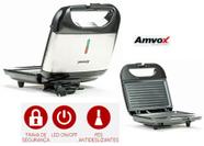 Sanduicheira E Grill - AMS 500 - Inox Black - 110V - AMVOX