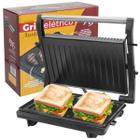 Sanduicheira E Mini Grill Elétrico Antiaderente Torradeira Gourmet