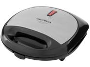 Sanduicheira Grill Britânia Preto e Cinza 750W Antiaderente Crome