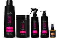 Sanliss Alto Impacto Shampoo 1 Litro e Máscara 1 Kg e BBC Liquid e BBC Cream e Repair Macadâmia