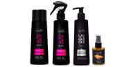 Sanliss Alto Impacto Shampoo e BBC Liquid e BBC Night e Repair Macadâmia