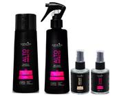 Sanliss Alto Impacto Shampoo e BBC Liquid e Repair Moringa e Shine Macadâmia