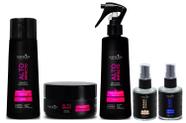 Sanliss Alto Impacto Shampoo e Máscara e BBC Liquid e Repair Moringa e Shine Moringa