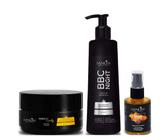 Sanliss Perfect Curly Máscara e BBC Night e Repair Macadâmia