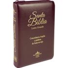 Santa Biblia con Concordância em Espanhol com zíper Letra Grande Palabras de Jesús en Rojo