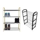 Sapateira 4 Andares Organizador Leve e Pratica Uso Versatil