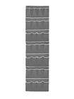 Sapateira Vertical De Porta Parede Multiuso Prática Organizador 14 Pares Calçados Cinza
