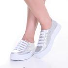 Sapatênis Casual Feminino de Ajuste Elástico Estiloso, Prático e Confortável Para o Seu Dia a Dia.