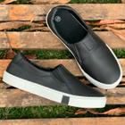 Sapatenis Casual Masculino Slip On Fechamento Elastico Sem Cadarço
