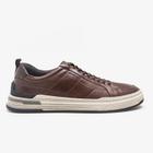 Sapatenis de Couro Masculino Democrata Denim Mike