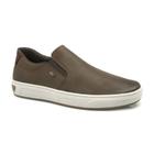 Sapatenis Masculino Couro Slip On Iate Casual Esporte Fino sem cadarço Palmilha com memória