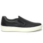 Sapatênis Masculino Slip On Couro Leve Casual Moderno FreeJump PL10