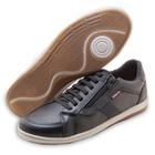 Sapatenis Tenis Casual Masculino Couro Legitimo Confortável