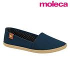 Sapatilha Alpargatas Moleca Feminina Slip On Nobuck Tressê Microfuros Bico Redondo