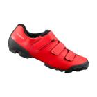 Sapatilha Ciclismo MTB Shimano SH-XC100 Masculino Vermelho