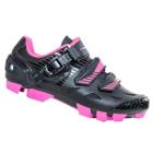 Sapatilha de ciclismo mtb absolute luna tam 37 preto/rosa