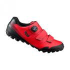 Sapatilha de ciclismo shimano mtb sh-me400 tam 43 vermelho