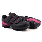 Sapatilha feminina preto/pink - avva -