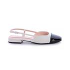 Sapatilha Flat Slingback Bia Off White