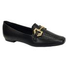 Sapatilha Loafer Sua Cia Bico Quadrado 8222.15611 Preto