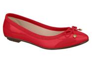 Sapatilha Moleca Verniz fresh Neo 5027.1423 - Vermelho